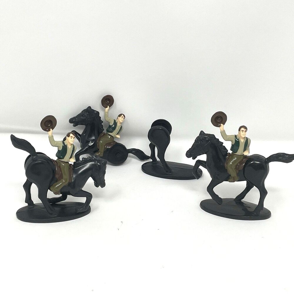 Vintage 1995 Disney Tall Tale Daniel Hackett Subway Kids Meal Toy Lot of 3 Figur